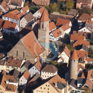 Altstadt Gunzenhausen Limes Luftbild