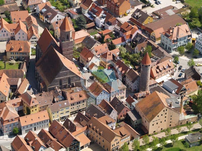 Altstadt Gunzenhausen Limes Luftbild