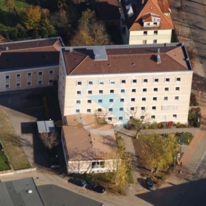 Kirche & Schulen Weißenburg Limes Luftbild